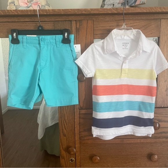 Size 4 Colorful SS Shirt - Picture 1 of 4